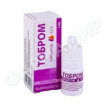 ТОБРОМ 5МЛ №1 КАПЛИ ГЛАЗ
