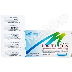 ИХТИОЛ 0,2Г №10 СУПП