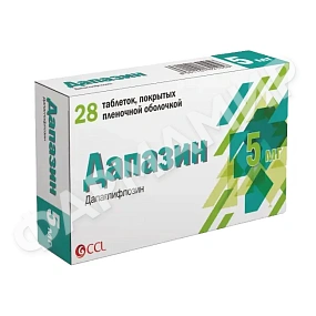ДАПАЗИН 5МГ №28 ТАБЛ