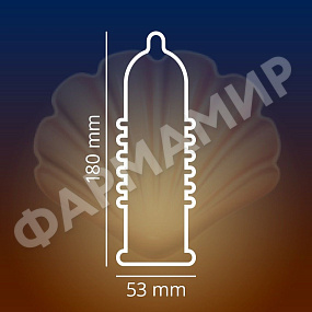 ПРЕЗЕРВАТИВЫ CONTEX (КОНТЕКС) RIBBED С РЕБРАМИ №3