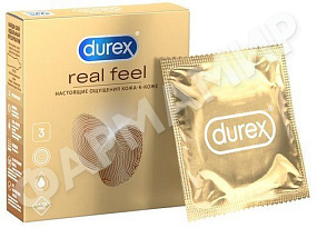 ПРЕЗЕРВАТИВЫ DUREX (ДЮРЕКС) REAL FEEL ДЛЯ ЕСТЕСТВ ОЩУЩЕНИЙ №3