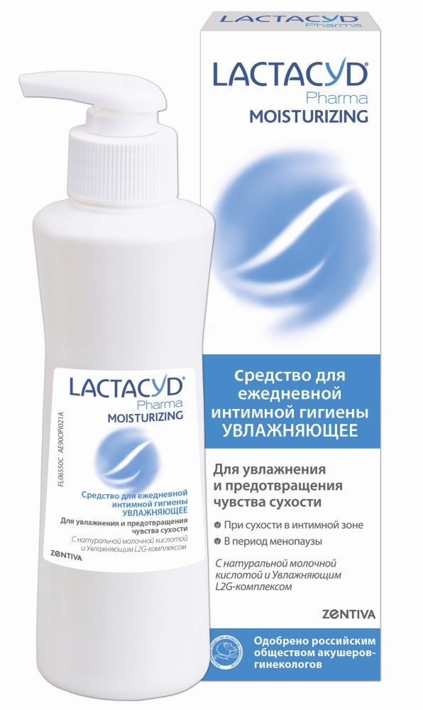 Лактацид фарма MOISTURIZING увлаж. 250 мл д/инт гиг (НДС)