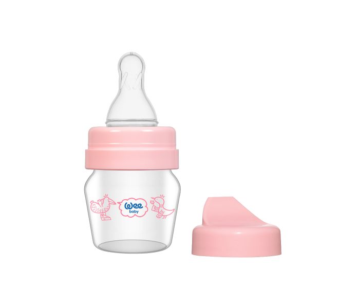Бутылочка WEE BABY (ВИИ БЕЙБИ) стекло + поильник 30мл (792)
