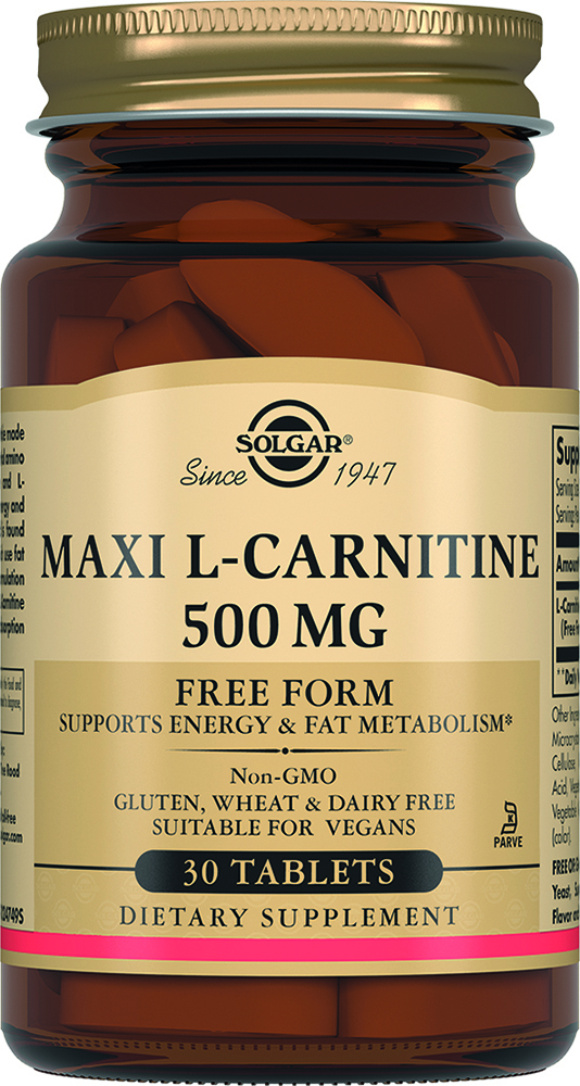 L-КАРНИТИН 500МГ №30 ТАБЛ СОЛГАР (SOLGAR)