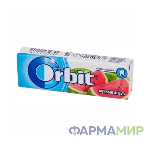 Резинка жевательная ORBIT (ОРБИТ) Watermelon (арбуз)_Монтажная область 1
