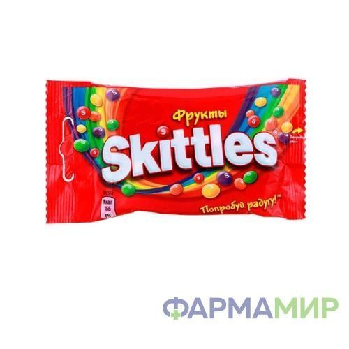 Драже фруктовое SKITTLES (СКИТЕЛЗ) Фрукты_Монтажная область 1