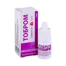 ТОБРОМ 3МГ/МЛ 5МЛ КАПЛИ ГЛАЗ