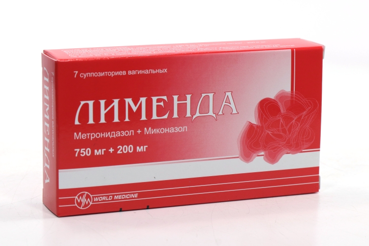 ЛИМЕНДА 750МГ/200МГ №7 СВЕЧИ ВАГИН