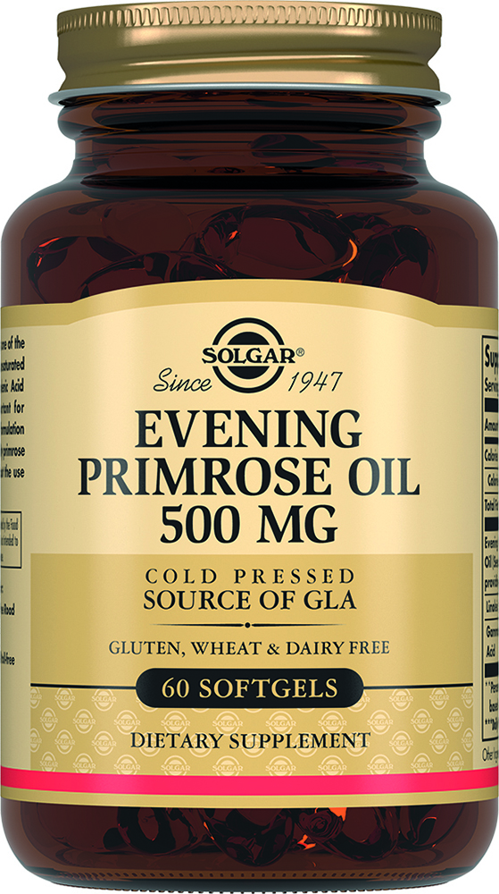 МАСЛО ПРИМУЛЫ ВЕЧЕРНЕЙ 500МГ №60 КАПС СОЛГАР (SOLGAR)