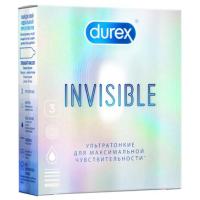 ПРЕЗЕРВАТИВЫ DUREX (ДЮРЕКС) INVISIBLE УЛЬТРАТОНКИЕ №3