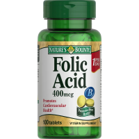 ФОЛИЕВАЯ КИС-ТА 400МКГ №100 ТАБЛ NATURES'S BOUNTY (НЕЙЧЕРЕС БАУНТИ)