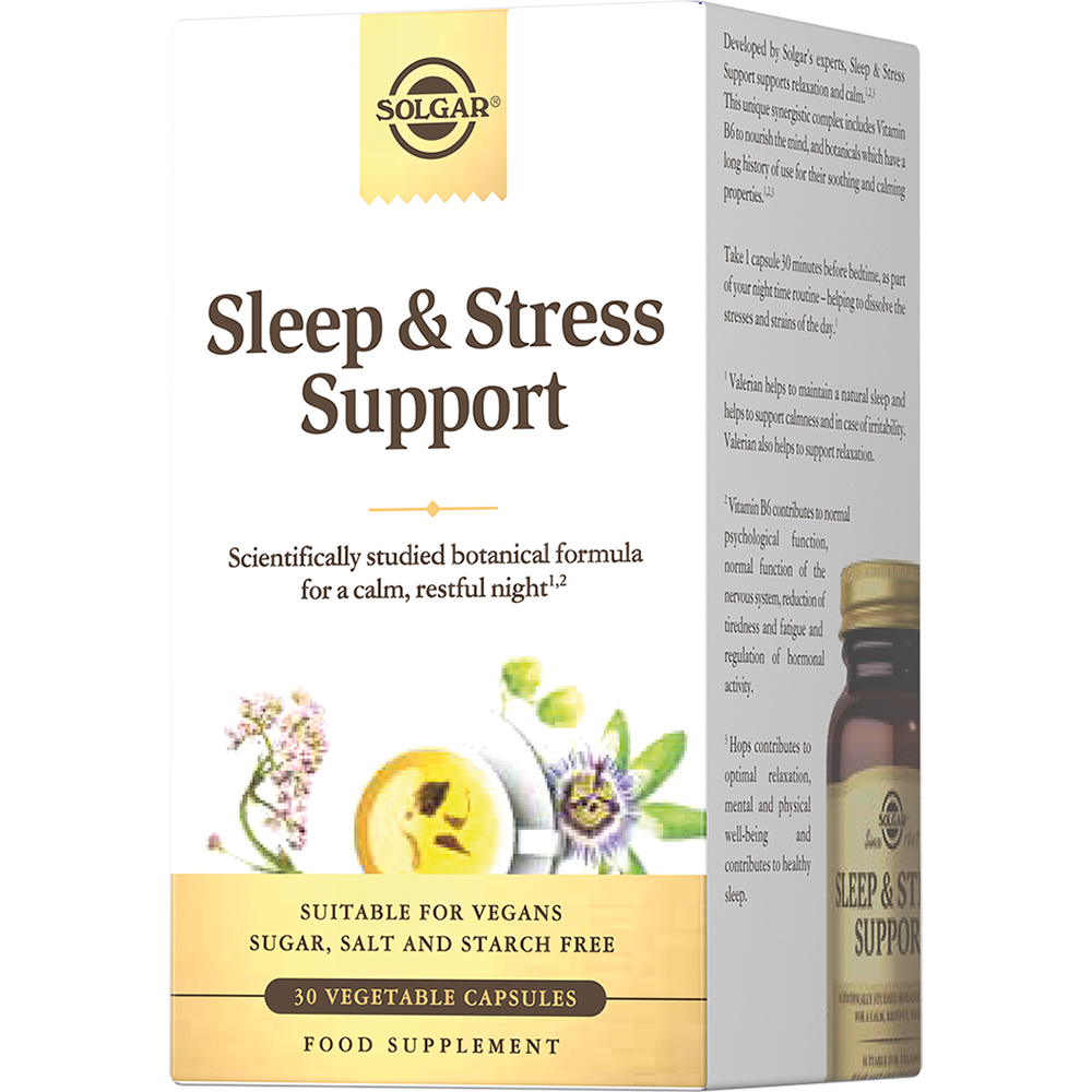 СОН НОЧНОЙ СТРЕСС-КОНТРОЛЬ №30 КАПС СОЛГАР (SOLGAR)