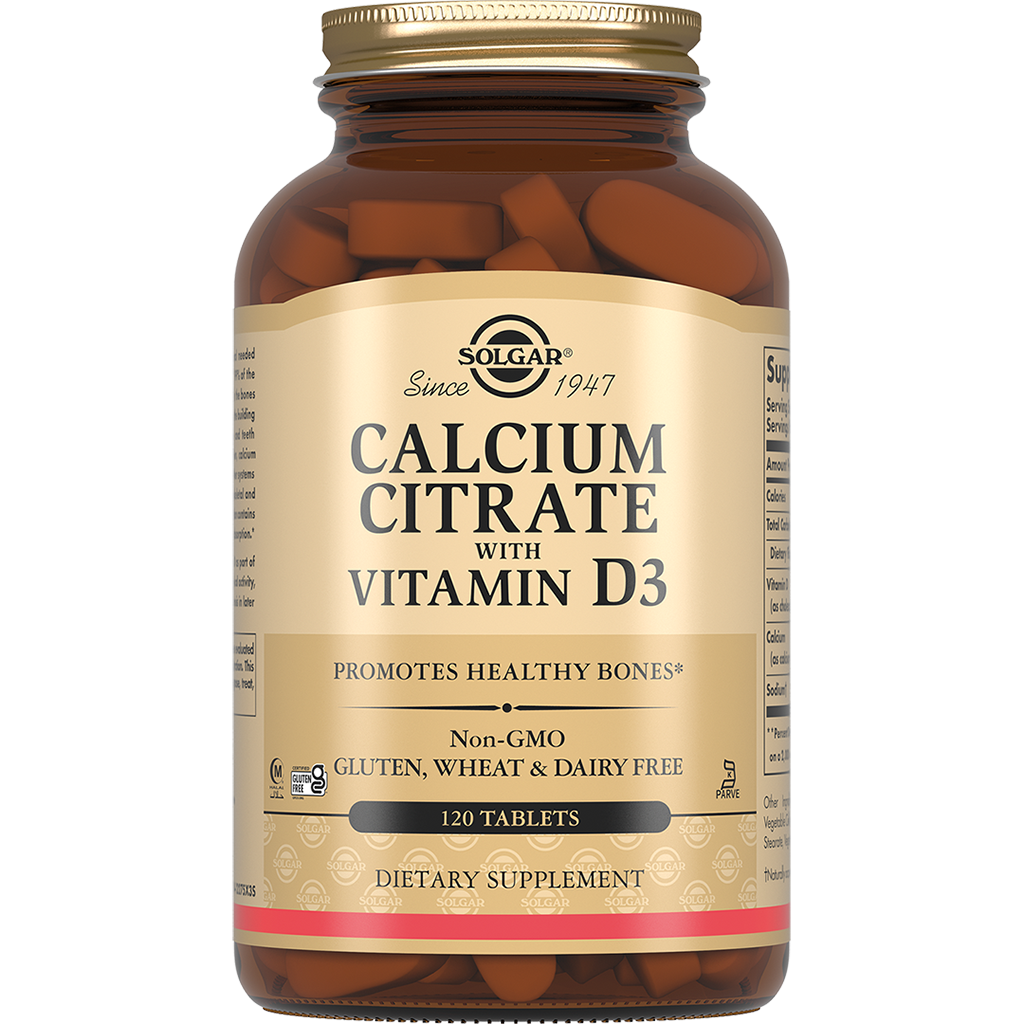 ЦИТРАТ КАЛЬЦИЯ С ВИТ Д3 №120 ТАБЛ СОЛГАР (SOLGAR)