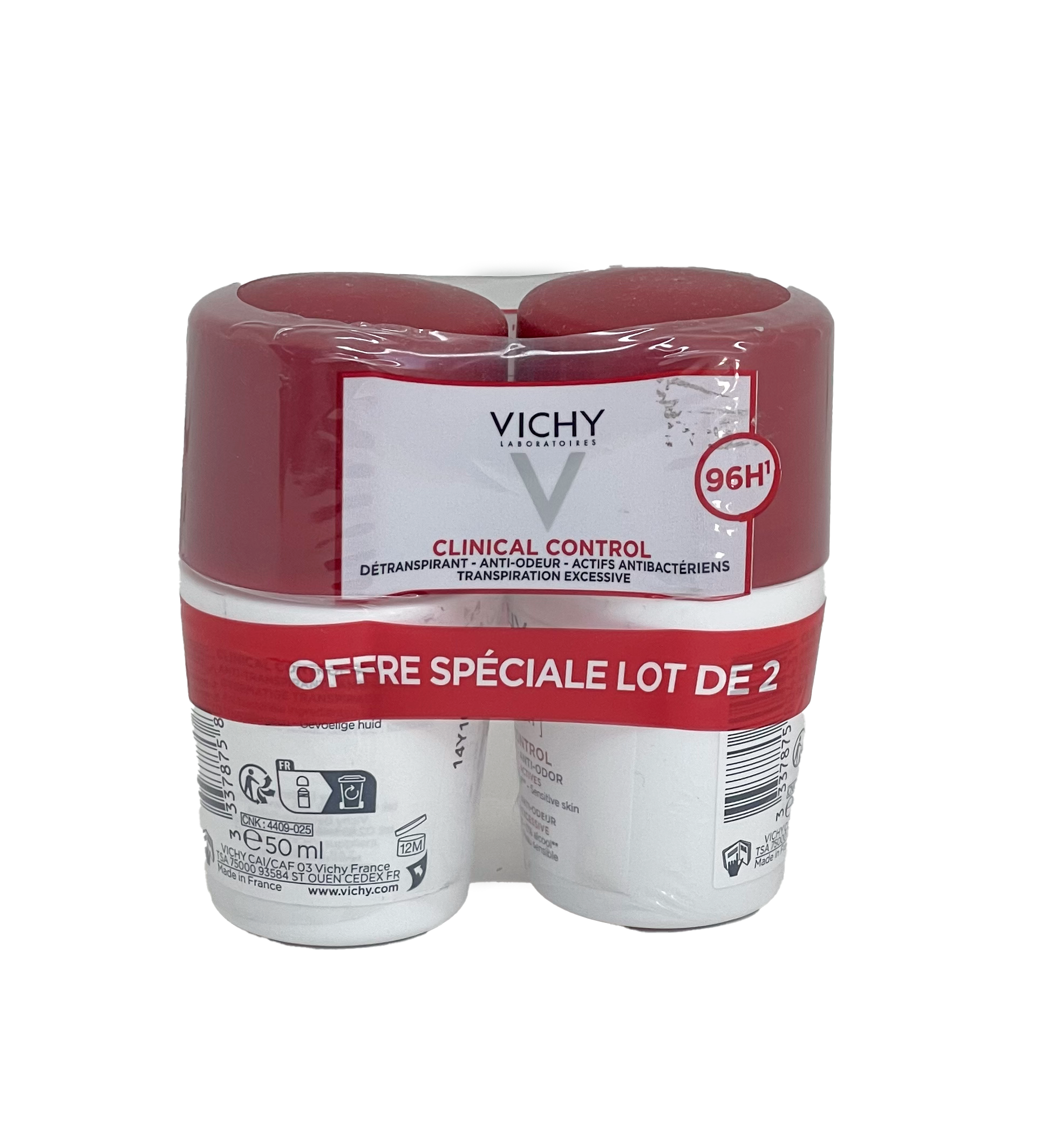 Дезодорант VICHY (ВИШИ) CLINICAL CONTROL 1+1 50мл