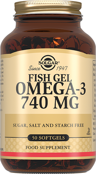РЫБИЙ ЖИР ОМЕГА-3 740МГ №50 КАПС СОЛГАР (SOLGAR)