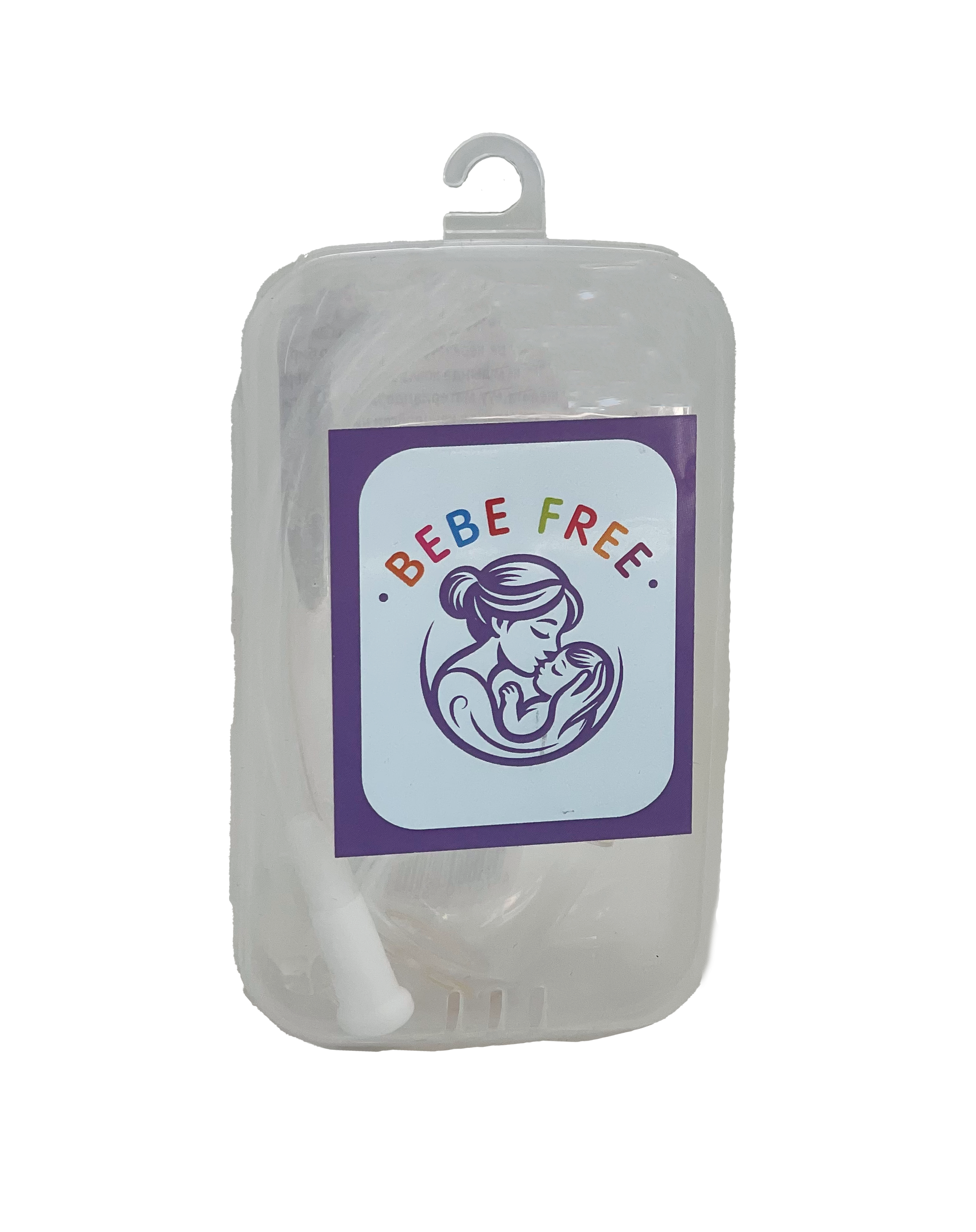 АСПИРАТОР НАЗ СИЛИКОН ДВУХТРУБНЫЙ BEBE FREE (БЕЙБЕ ФРИ)