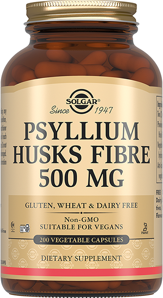ПСИЛЛИУМ ПИЩЕВЫЕ ВОЛОКНА 500МГ №200 КАПС СОЛГАР (SOLGAR)