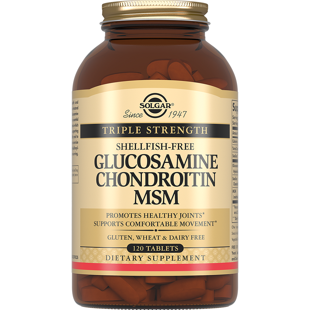 КОМПЛЕКС ГЛЮКОЗАМИНА И ХОНДРОИТИНА MSM №120 ТАБЛ СОЛГАР (SOLGAR)