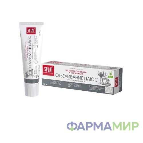 Зубная паста серии Professional «SPLAT (СПЛАТ) WHITE PLUSОТБЕЛИВАНИЕ ПЛЮС». 100 мл_Монтажная область 1
