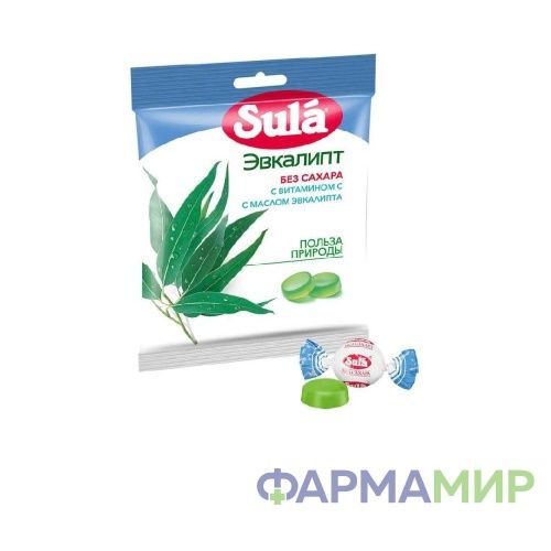 Карамель SULA (СУЛА) Эвкалипт с Витамином С 60г_Монтажная область 1