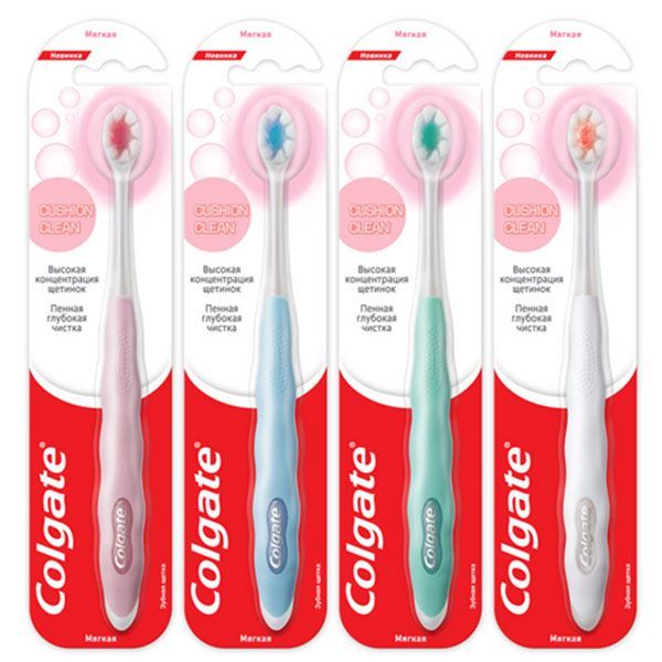 ЩЕТКА ЗУБНАЯ Д/ДЕТЕЙ COLGATE (КОЛГЕЙТ) CUSHION CLEAN 5+