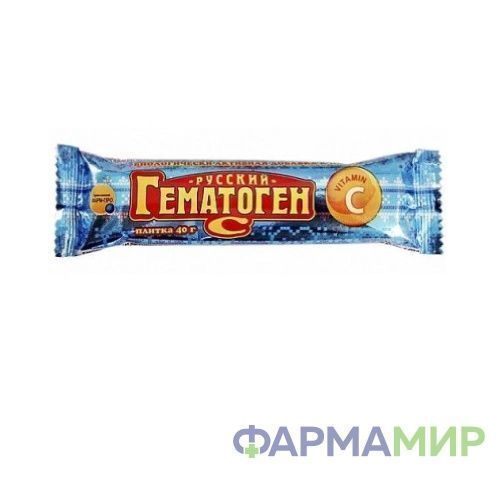 Гематоген РУССКИЙ С 40г (НДС)_Монтажная область 1
