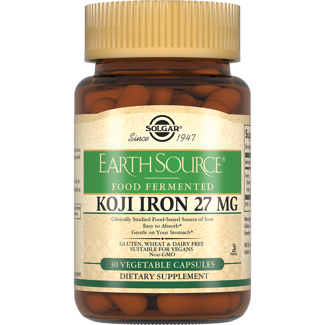 ЖЕЛЕЗО 27МГ В ФЕРМЕНТИР-Й КУЛЬТУРЕ КОДЖИ №30 КАПС (SOLGAR)