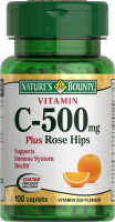 ВИТАМИН С 500МГ И ШИПОВНИК №100 ТАБЛ NATURES'S BOUNTY (НЕЙЧЕРЕС БАУНТИ)