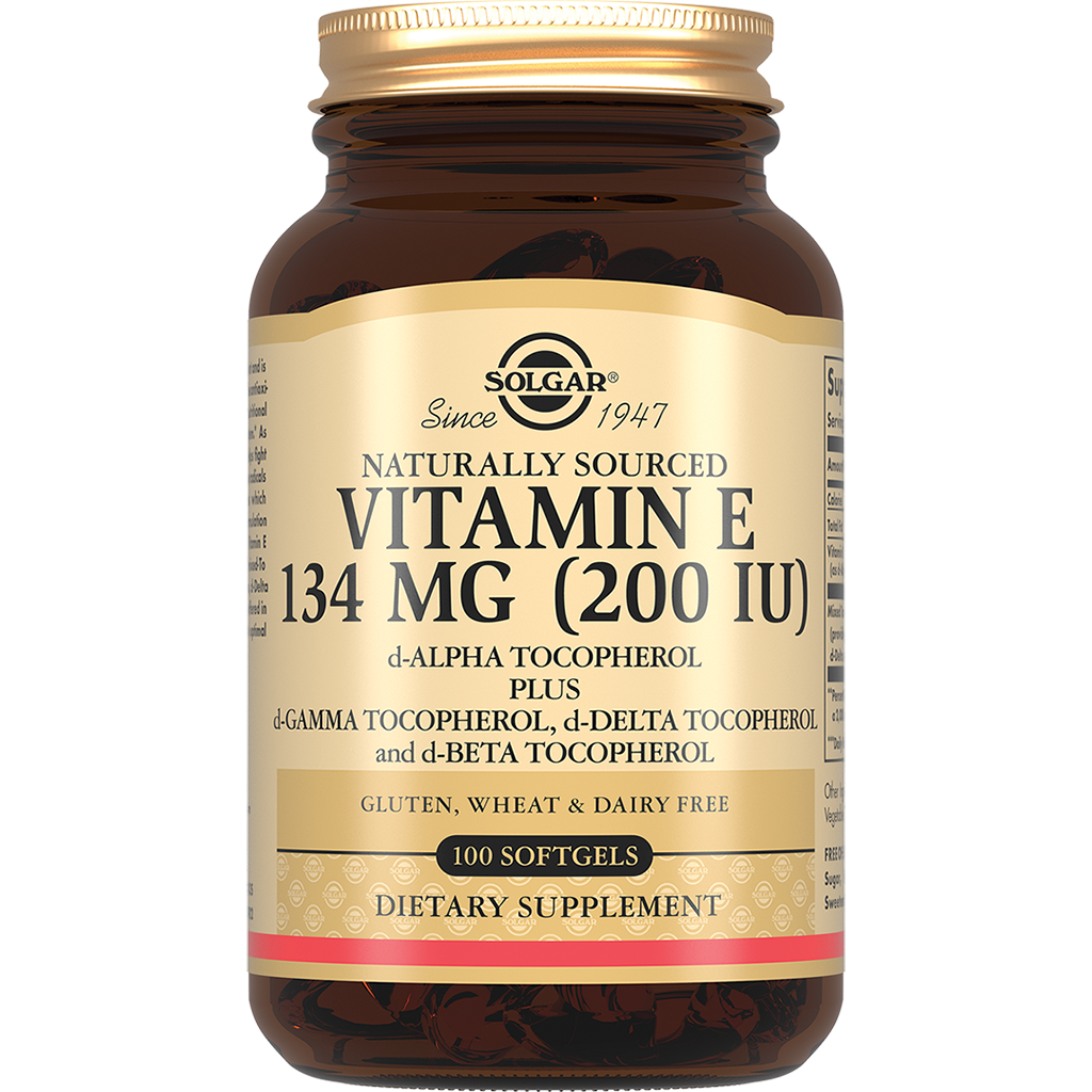 ВИТАМИН Е 134МГ (200 МЕ) №100 КАПС СОЛГАР (SOLGAR)