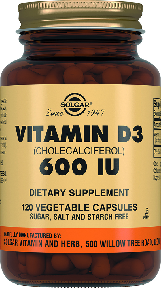 ВИТАМИН Д3 600МЕ №120 КАПС СОЛГАР (SOLGAR)