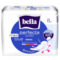 ПРОКЛАДКИ BELLA (БЕЛЛА) PERFECTA ULT MAXI BLUE 8ШТ БЕЛАЯ СЕРИЯ