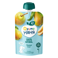 ПЮРЕ Д/ДЕТЕЙ ФРУТО НЯНЯ ГРУША 90ГР