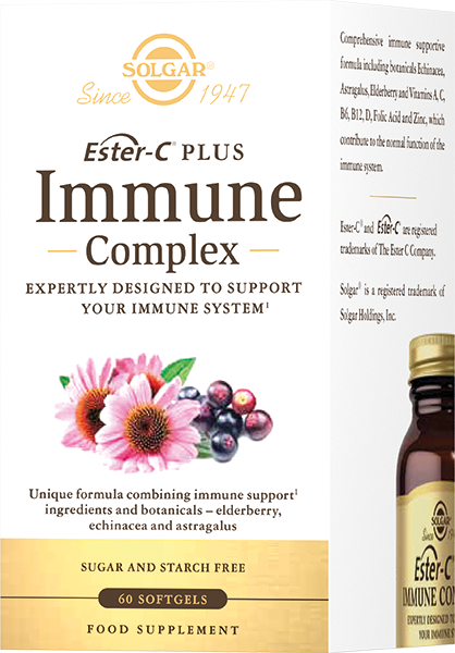ИММУНО -КОМПЛЕКС ЭСТЕР-С ПЛЮС №60 КАПС СОЛГАР (SOLGAR)