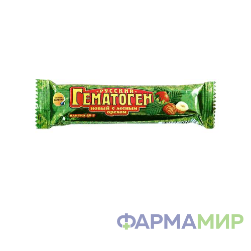 Гематоген РУССКИЙ С Лесным Орехом 40г (НДС)_Монтажная область 1