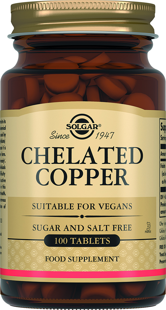 ХЕЛАТ МЕДИ 2,5МГ №100 ТАБЛ СОЛГАР (SOLGAR)