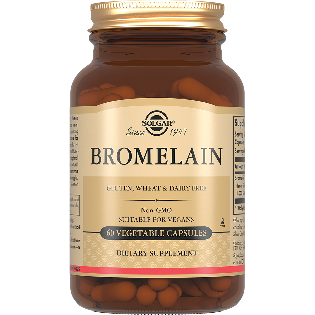 БРОМЕЛАЙН №60 КАПС СОЛГАР (SOLGAR)