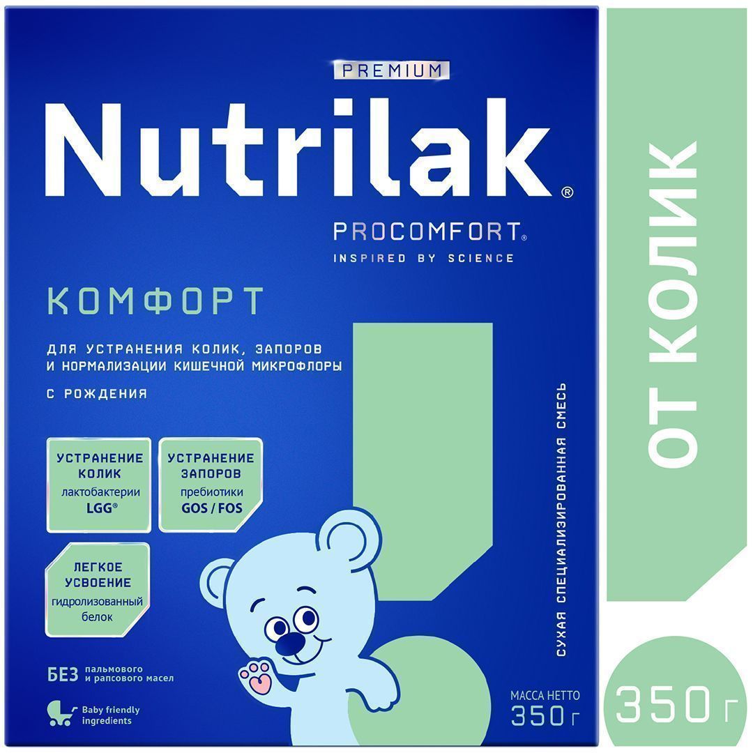 СМЕСЬ МОЛОЧНАЯ NUTRILAK (НУТРИЛАК) PREMIUM КОМФОРТ 350ГР