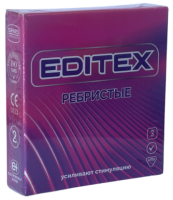 ПРЕЗЕРВАТИВЫ EDITEX RIBBED РЕБРИСТЫЙ №3