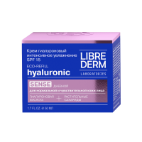 Крем LIBREDERM (ЛИБРЕДЕРМ) Гиалуроновый Интен-ное увлаж. SPF15 Дневной д/норм/чувств кожи 50мл (НДС)