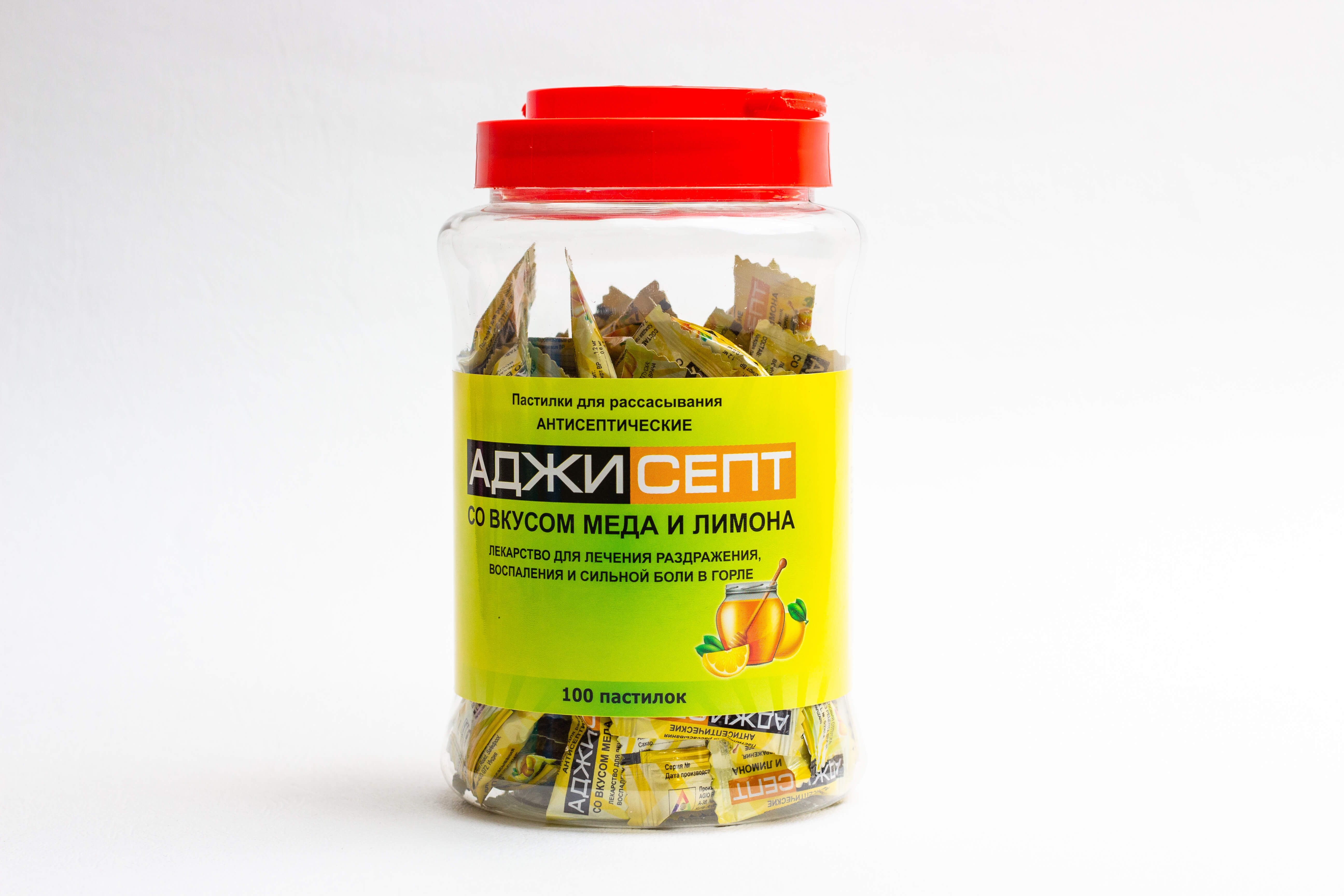 АДЖИСЕПТ №100 ПАСТ МЕД-ЛИМОН