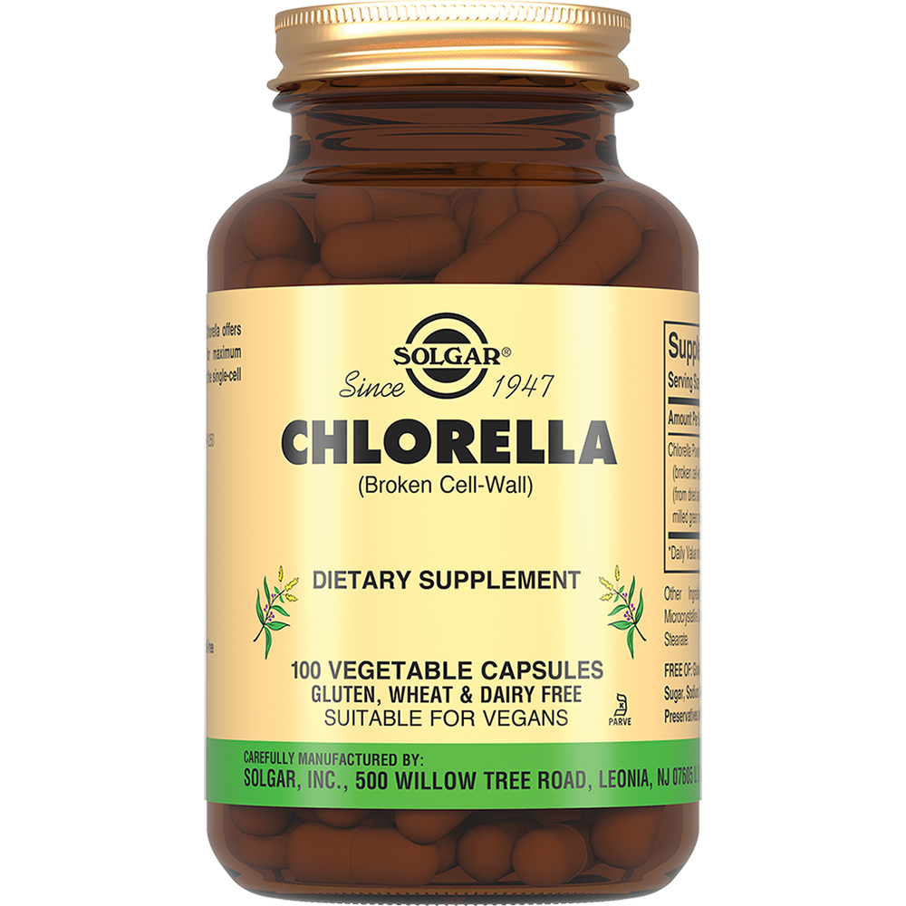 ХЛОРЕЛЛА 520МГ №100 КАПС СОЛГАР (SOLGAR)