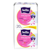 ПРОКЛАДКИ BELLA (БЕЛЛА) PERFECTA ROSE БЕЛАЯ СЕРИЯ 2X10ШТ