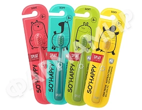 ЩЕТКА ЗУБНАЯ Д/ДЕТЕЙ SPLAT (СПЛАТ) JUNIOR ANTIBACTERIAL 5+