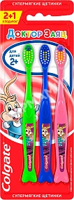ЩЕТКА ЗУБНАЯ Д/ДЕТЕЙ COLGATE (КОЛГЕЙТ) ДОКТОР ЗАЯЦ №3 2+