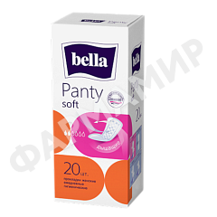 ПРОКЛАДКИ ЕЖЕДНЕВНЫЕ BELLA (БЕЛЛА) PANTY SOFT БЕЛАЯ СЕРИЯ 20ШТ