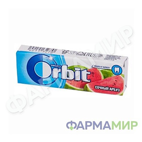 Резинка жевательная ORBIT (ОРБИТ) Watermelon (арбуз)_Монтажная область 1