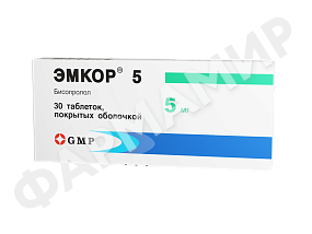 ЭМКОР 5МГ №30 ТАБЛ