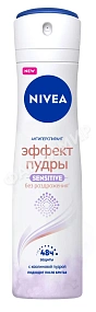 ДЕЗОДОРАНТ- NIVEA (НИВЕЯ) ЭФФЕКТ ПУДРЫ 150МЛ СПРЕЙ