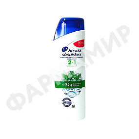 ШАМПУНЬ-БАЛЬЗАМ 2 В 1 HEAD&SHOULDERS (ХЕД&ШОЛДЕРС) МЕНТОЛ 400МЛ