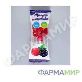 Леденцовая карамель АЗБУКА ЗДОРОВЬЯ Витамин С Малина Ежевика 17г (25) (НДС)_Монтажная область 1